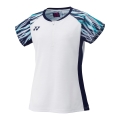 Yonex Sport-Shirt Crew Neck with Zip Closure white Women